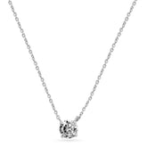 Round Solitaire Diamond Neckpiece